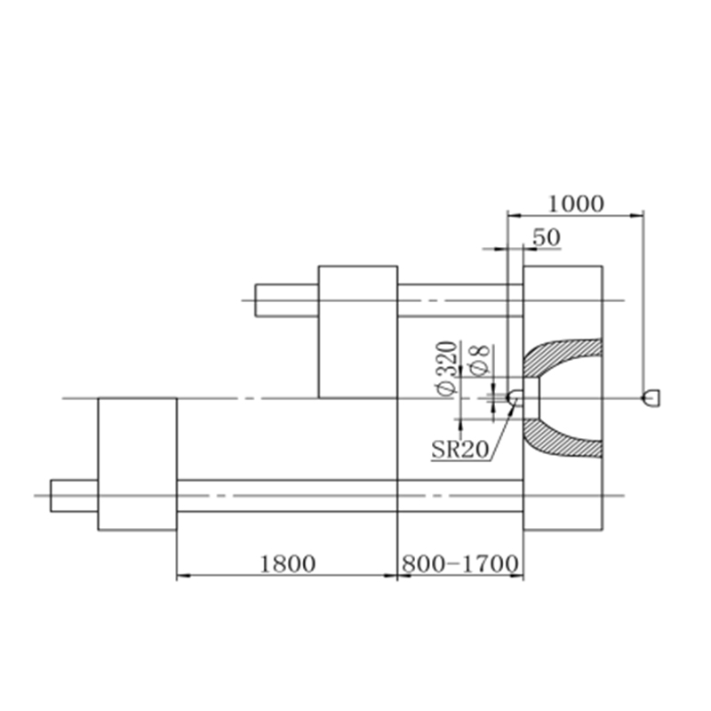 W pełni automatyczna wtryskarka do rur PVC SLA2280